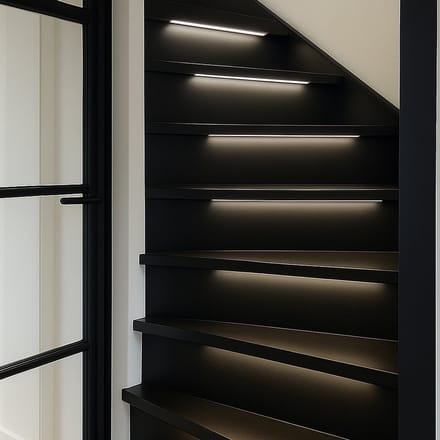 Luxe LED Trapverlichting set met bewegingssensor - Neutraal daglicht - 4000K - voor max. 16 treden
