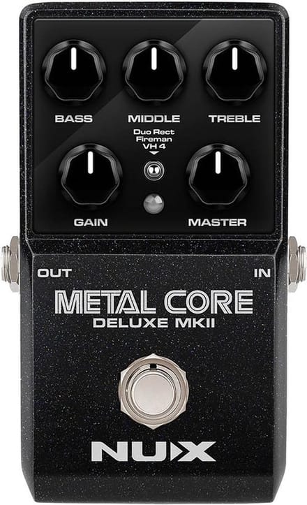 NUX Metal Core Deluxe MK2 high gain preamp effectpedaal
