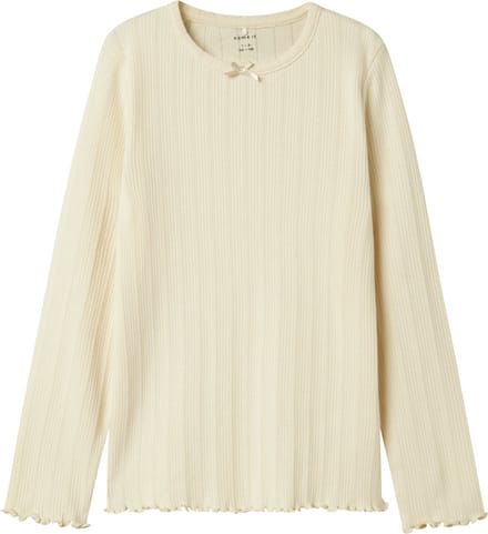 NAME IT - NKFNOLEA LS SLIM TOP PB - Meisjes - Blouses