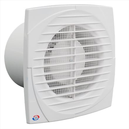 VENTILATOR 125DTH TIMER/HYGROSTAAT (Ø 125MM)