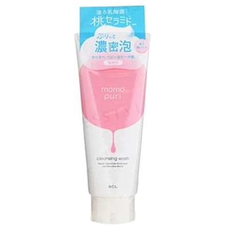 BCL - Momo Puri Peach Moist Cleansing Wash 150g