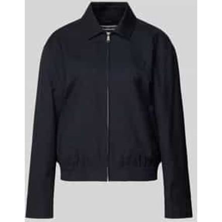 Casual blousonjack met krijtstrepen