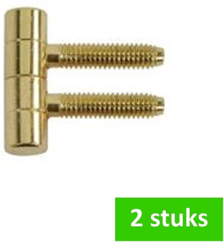 i-FIX inboorpaumelle | 11 mm | vermessingd | 2 STUKS