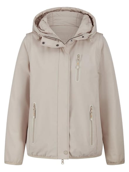 Keerbare gewatteerde 4-in-1-jas Van Betty Barclay beige