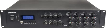 Adastra A8 multi-zone stereo PA versterker 8x 200W