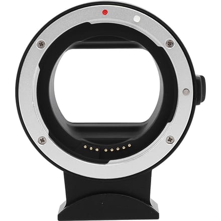 Lensvattingadapter Professionele Autofocus Lensconverter Controle Ring voor EF EF S Lens naar voor EOSR white