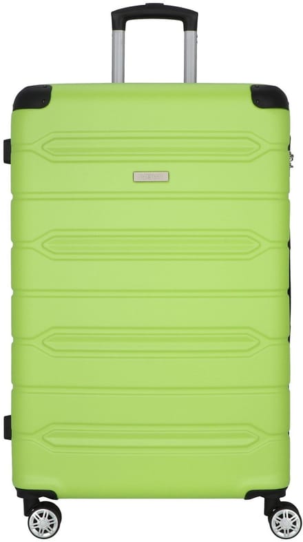 NOWI Rhodos 4 wielen Trolley 75 cm - Harde bagage - Combinatieslot - sz-lime