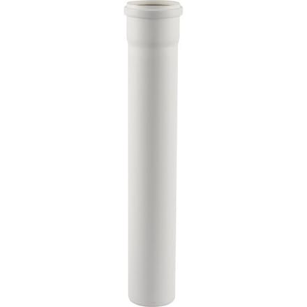Ubbink Rolux T120 PP verlengstuk 80mm L=500mm wit