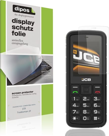 dipos – 4x Matte Beschermfolie geschikt voor JCB Tradesman 2F | Krasbestendige & antireflecterende Screenprotector Ultra-Thin