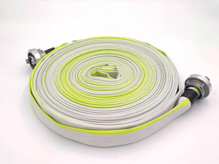 Professionele Brandslang 1 Inch 50 Meter - Platte Waterslang met Storz Koppelingen