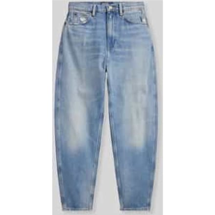 Barrel jeans van puur katoen in 5-pocketmodel