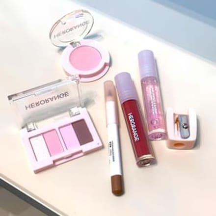 HERORANGE - Set of 6: Girl Pink Makeup Gift Box - Pinky #01 - 6pcs