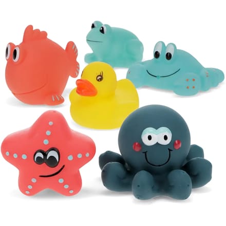 Badspeelgoed met waterdieren voor kinderen Rex London (x6)