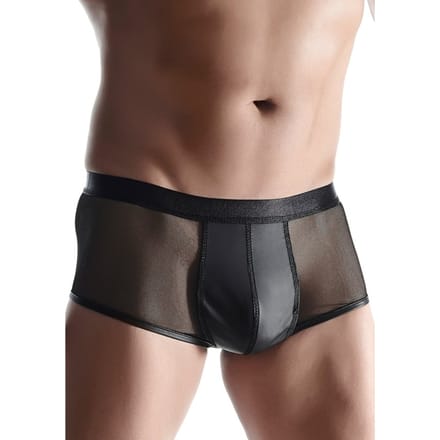 Regnes Fetish Planet – Wetlook & mesh Heren short - Zwart