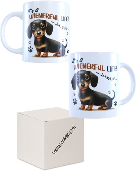 Koffie beker - thee mok It`s a wienerful live