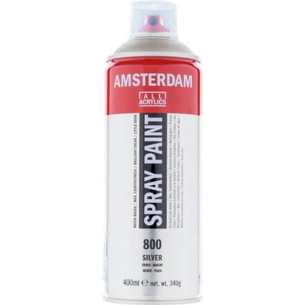 Bombe de peinture Amsterdam 400 ml argent zilver
