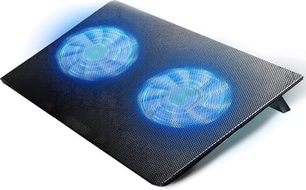 MKSS® Laptop Cooler - Laptop Stand - Laptop Verhoging - Standaard - Cooling Pad - Zwart