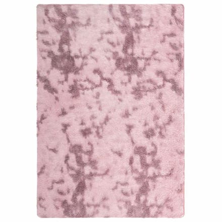 vidaXL - Hoogpolig - vloerkleed - NAVARRA - 200x290 - cm - polyester - stoffig - roze