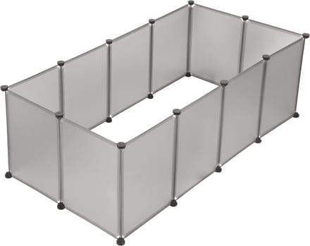 Dierenren - XXL - Verstelbaar - Voor binnen - Grijs - 145x75x46cm
