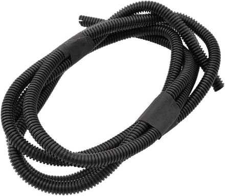 Golfslang Buis - Leiding Bescherming - Kabel Organisatie - Met Sleuf - 2 Meter - Zwart