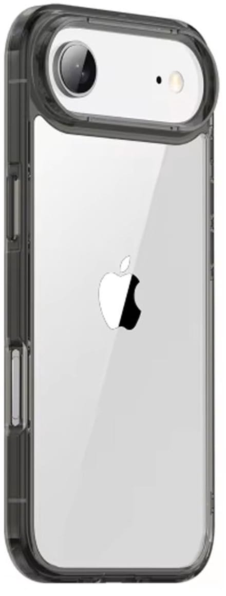 Mobiq - Hard Back TPU Clear Case geschikt voor iPhone 17 Air - smoke