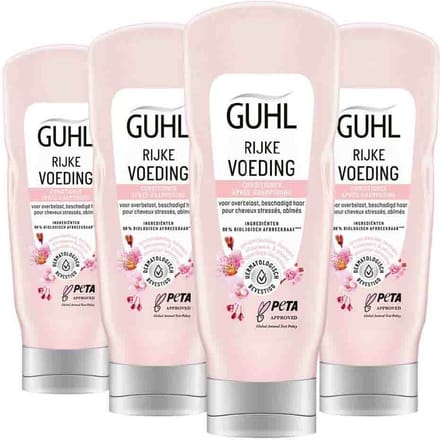 Guhl Conditioner Structuurherstel Conditioner - 4 x 200 ml - Voordeelverpakking