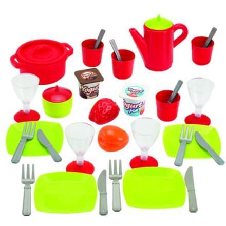 Ecoiffier - 100% Chef Dinnerware in Storage Box 36pcs