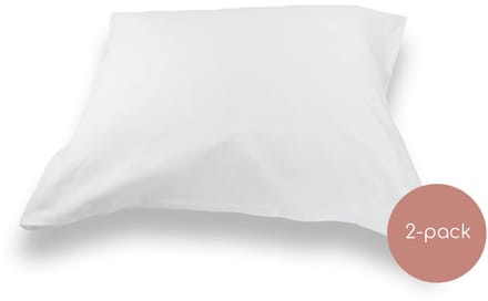 Briljant Baby Kussenslopen Molton - 40x60 - set van 2 - 100% Katoen