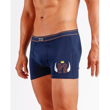 Geprinte stretch katoenen boxer Lois Mechanic (x2)