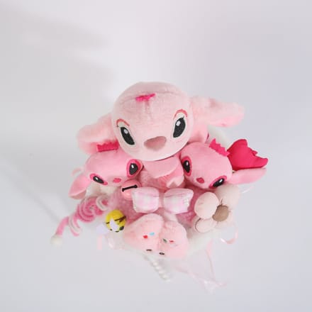 La Roselle Amsterdam Pink Alien Knuffel boeket - cadeauboeket