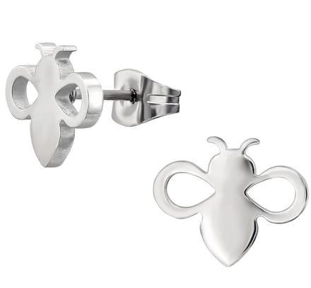 CS Joy - Bij oorbellen - Chirurgisch staal - 11.5 x 9 mm