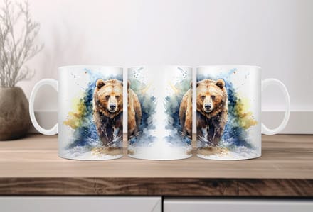 Auqarel koffiemok Beren 1
