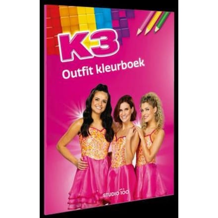 K3 : Kleurboek - Outfit Kleurboek - Gert Verhulst