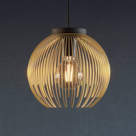 EGLO Venezuela Hanglamp - E27 - Ø 23,5 cm - Goud/Zwart