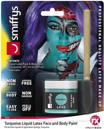 Smiffys - 46234 Liquid Latex - Turquoise