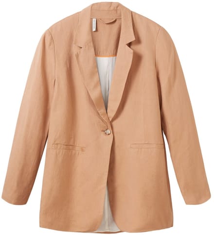 Tom Tailor - Vest - Maat 40 - Vrouwen - 31652 - Vlas of linnen