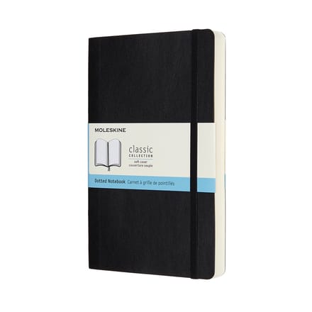 Moleskine Classic Notitieboek - Expanded - Large - Softcover - Gestippeld - Zwart