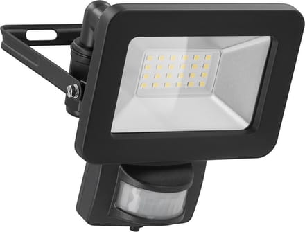 Goobay LED-buitenschijnwerper, 20 W, met bewegingsmelder, Retail Box
