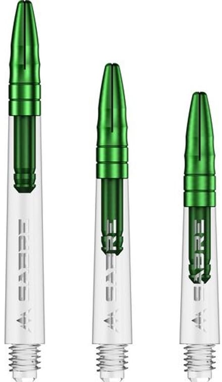 Mission Sabre Clear Base Green - Dart Shafts