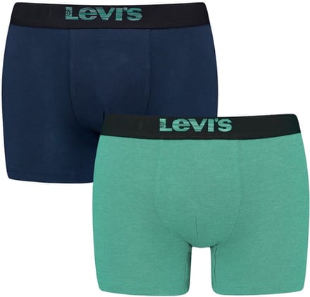 Levi's heren 2P boxers optical illusion groen & blauw