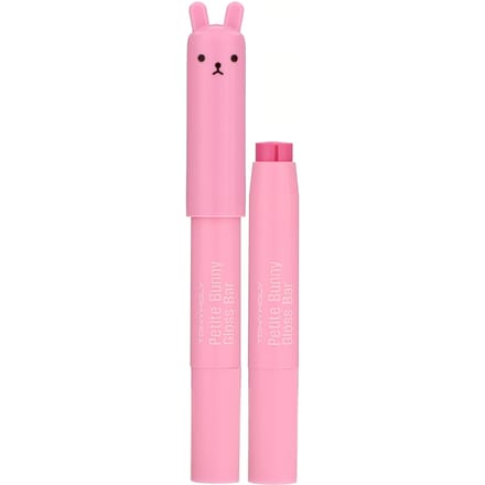 TonyMoly, Petite Bunny Gloss Bar, 01 Juicy Strawberry, 1 Lip Bar pink