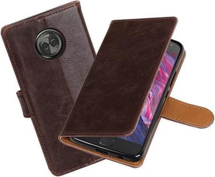 BestCases - Motorola Moto X4 Pull-Up booktype hoesje mocca