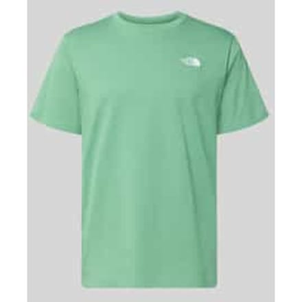 T-shirt met Labelstitching en Ronde hals