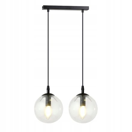 Emibig COSMO Hanglamp Zwart Glas E14 100cm Dimbaar