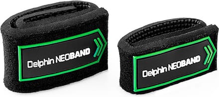 2 neopreen - hengelbinders - met klittenband - Delphin