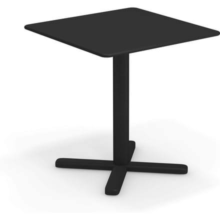 Emu Darwin tafel vierkant - zwart - 80 x 80 cm