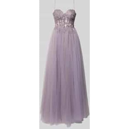Avondjurk met glitter-mesh