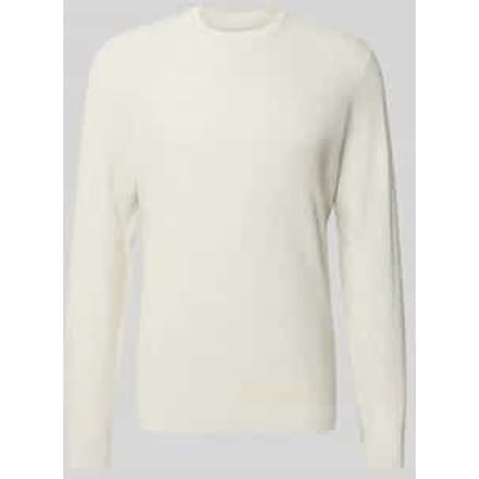 Gebreide pullover met ribboorden