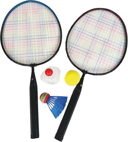 Badmintonsportset met Rackets en Diverse Ballen voor Buiten en Strand
