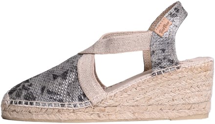 TRITON | Glanzende veganistische espadrilles voor dames - NIGHT, 42